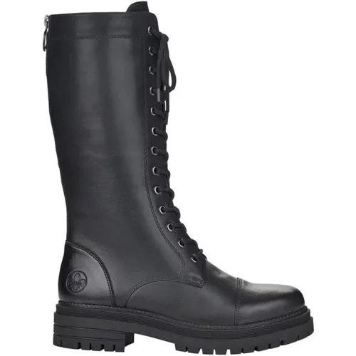 Leather Ankle Boots for Women , female, Sizes: 5 UK, 7 UK, 4 UK - Rieker - Modalova