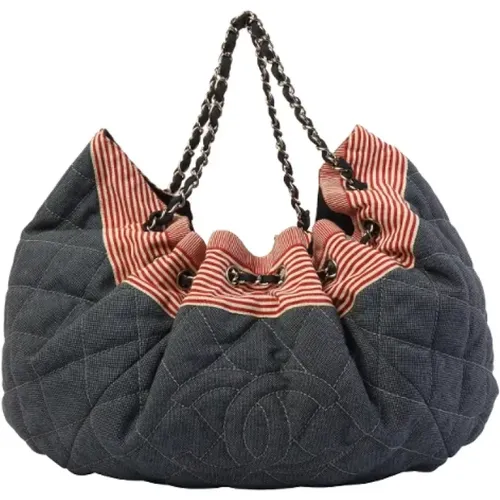 Pre-owned Denim chanel-bags , female, Sizes: ONE SIZE - Chanel Vintage - Modalova