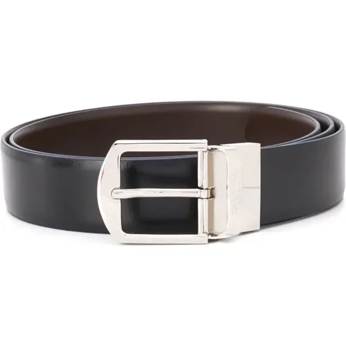 Italian Leather Belt for Stylish Look , male, Sizes: 110 CM, 115 CM, 120 CM - Canali - Modalova