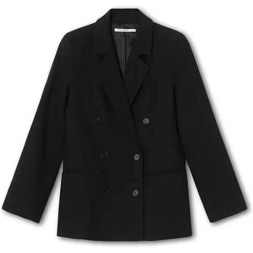 Doppelreihige Sika Jacke - Schwarz , Damen, Größe: XS - Graumann - Modalova