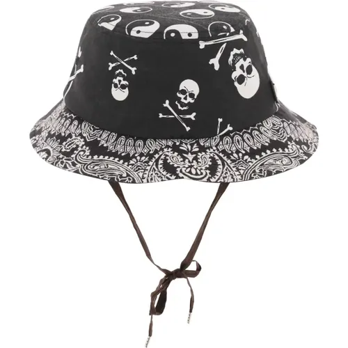 Bandana Bucket Hat mit Logo Plaque - Children Of The Discordance - Modalova