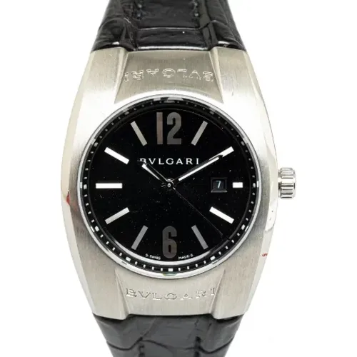 Pre-owned Leather watches , female, Sizes: ONE SIZE - Bvlgari Vintage - Modalova