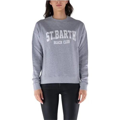 Beach Club Sweatshirt , female, Sizes: S, M, XS - MC2 Saint Barth - Modalova