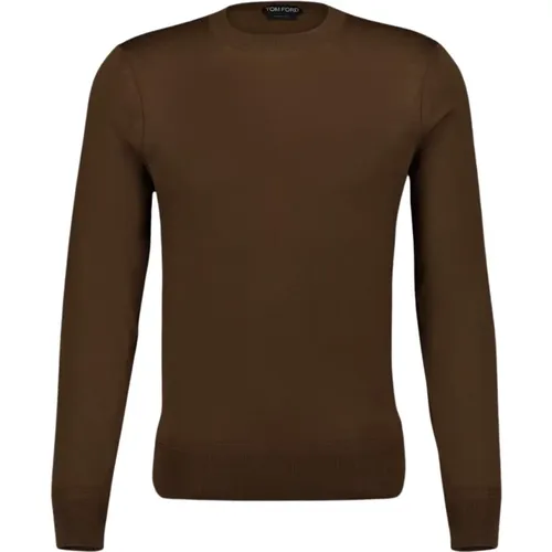 Classic Crew-Neck Wool Jumper , male, Sizes: XL - Tom Ford - Modalova