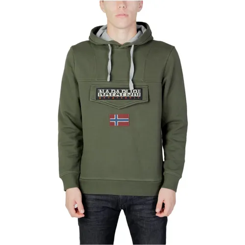 Print Sweatshirt Fall/Winter Men , male, Sizes: S, XS - Napapijri - Modalova