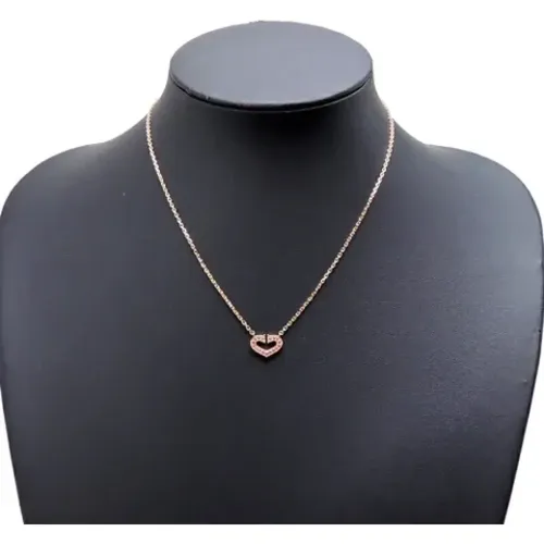 Pre-owned Rose Gold necklaces , female, Sizes: ONE SIZE - Cartier Vintage - Modalova