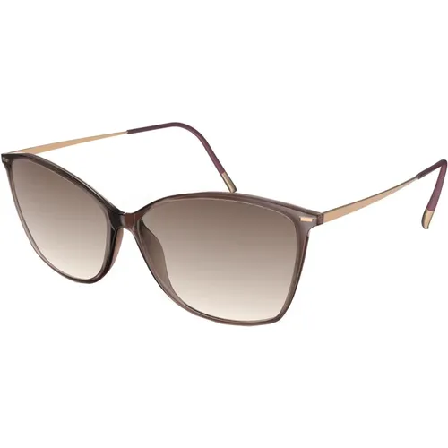 Braun Getönte Sonnenbrille SUN Lite 3192 , Damen, Größe: ONE Size - Silhouette - Modalova