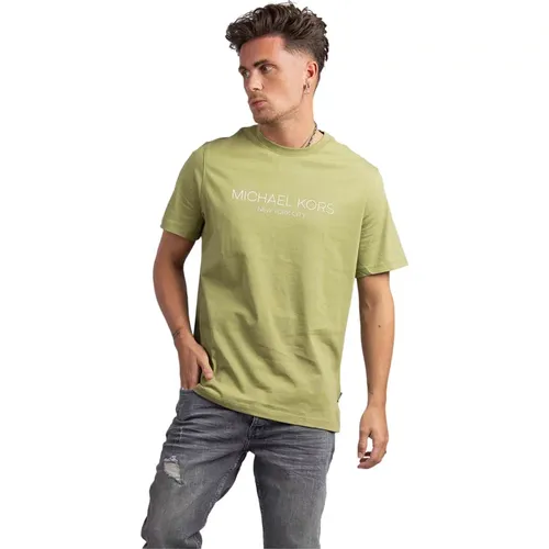 Modern T-Shirt Men , male, Sizes: L, XS, XL, 2XL, S, M - Michael Kors - Modalova