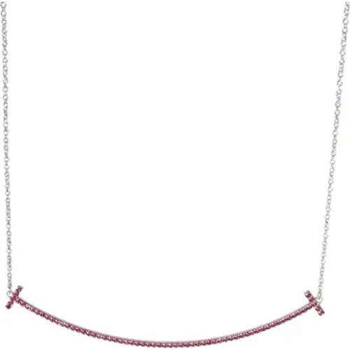 Pre-owned White Gold necklaces , female, Sizes: ONE SIZE - Tiffany & Co. Pre-owned - Modalova