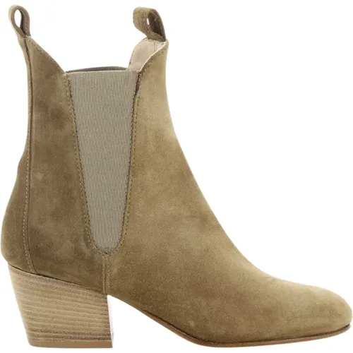 Khaki Stiefeletten für moderne Frauen , Damen, Größe: 37 EU - AGL - Modalova