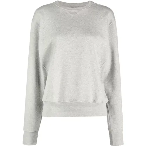 Grey Cotton Sweater , female, Sizes: XS, S - TotêMe - Modalova