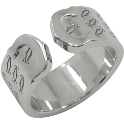 Pre-owned White Gold rings , female, Sizes: ONE SIZE - Cartier Vintage - Modalova