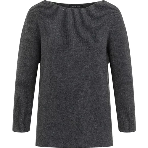 Grauer Pullover für Frauen Aw24 , Damen, Größe: 2XS - Fabiana Filippi - Modalova