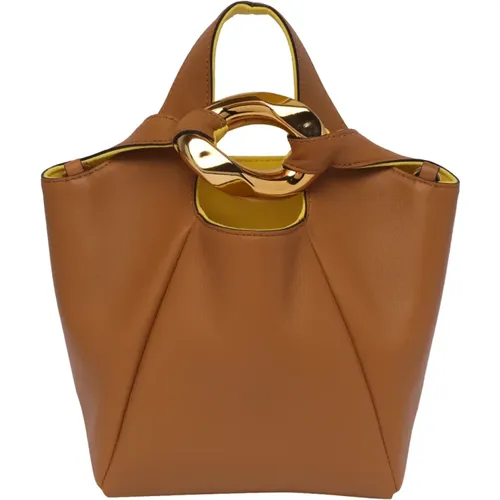 Lamb Leather Handbag for Women , female, Sizes: ONE SIZE - JW Anderson - Modalova