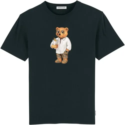 T-Shirts , male, Sizes: XL, L - Baron Filou - Modalova