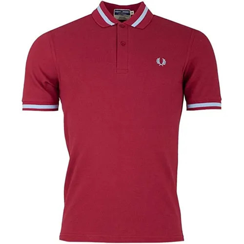 Original Single Tipped Polo - Oxblood , male, Sizes: 2XS - Fred Perry - Modalova