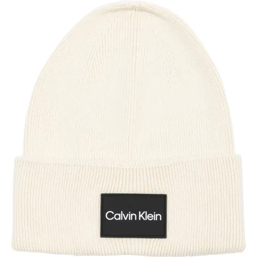 Einfache Logo Beanie Calvin Klein - Calvin Klein - Modalova