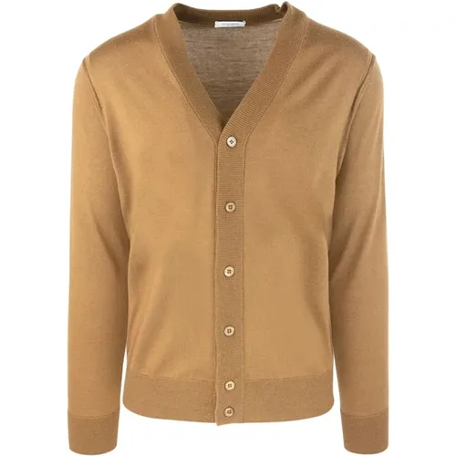 Cardigan Sweater Regular Fit , male, Sizes: M, S, L - Paolo Pecora - Modalova