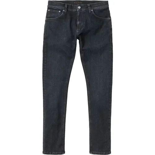 Slim Fit Stretch Denim Jeans , male, Sizes: W30, W31 - Nudie Jeans - Modalova