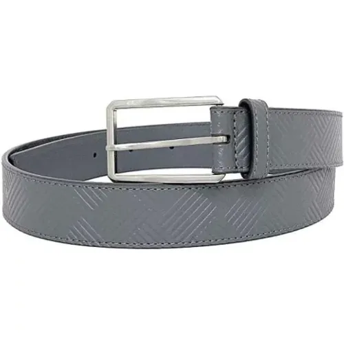 Pre-owned Silver Leather Belt , female, Sizes: ONE SIZE - Bottega Veneta Vintage - Modalova