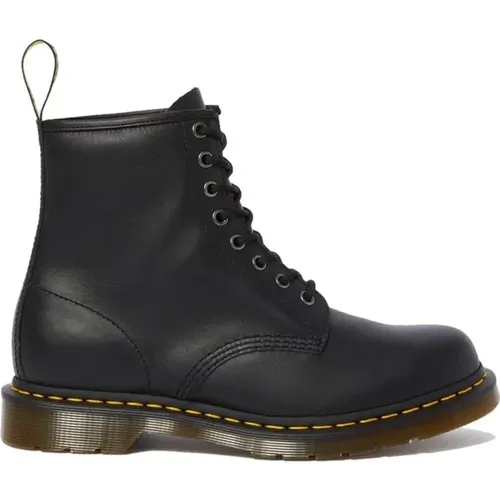 Schwarze Nappa Stiefeletten , Herren, Größe: 41 EU - Dr. Martens - Modalova