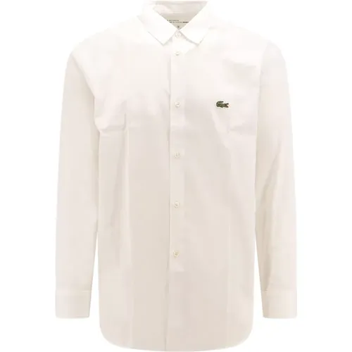 Weißes Hemd mit Spitzkragen , Herren, Größe: L - Comme des Garçons - Modalova