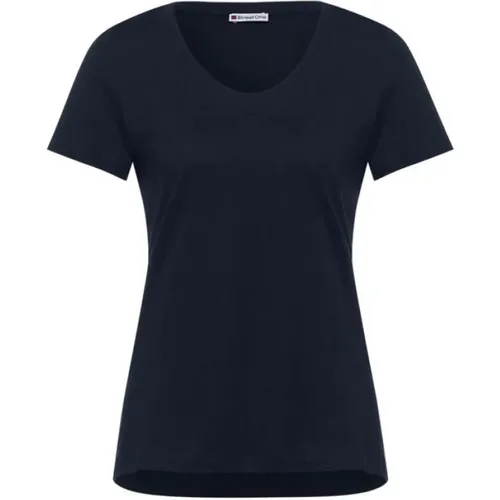 T-shirt A316184 , female, Sizes: 2XS, L, M, XL, XS, S - Street One - Modalova