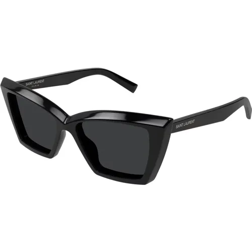 Grey Sunglasses SL 657/F , female, Sizes: 55 MM - Saint Laurent - Modalova