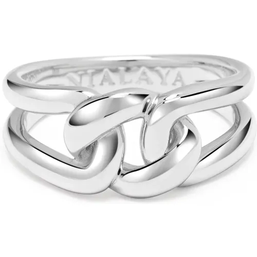 Men's Sterling Silver Knot Ring,Mens Sterling Silver Knot Ring - Nialaya - Modalova