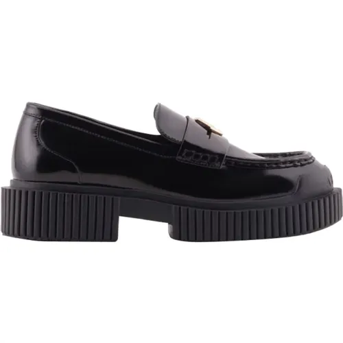 Flat Shoes Box Action Logo , female, Sizes: 6 UK, 5 UK, 4 UK, 3 UK, 7 UK - Emporio Armani - Modalova