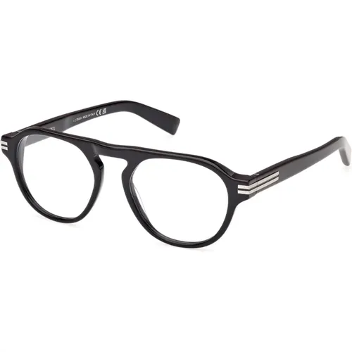 Grey Eyewear Frames Ez5281 , unisex, Sizes: 51 MM - Ermenegildo Zegna - Modalova