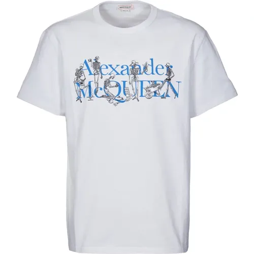 Pinaforemetal T-Shirt für Herren , Herren, Größe: M - alexander mcqueen - Modalova