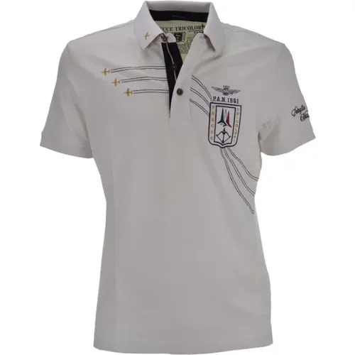 Tricolor Polo Shirt , Herren, Größe: 2XL - aeronautica militare - Modalova