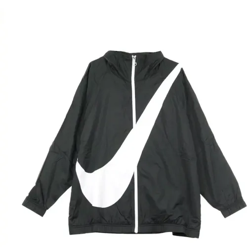 Swoosh Windbreaker Jacke , Damen, Größe: L - Nike - Modalova