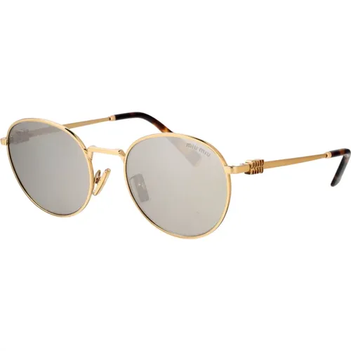 Stylish Sunglasses with Unique Design , female, Sizes: 50 MM - Miu Miu - Modalova