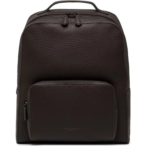 Leather Backpack , male, Sizes: ONE SIZE - Gianni Chiarini - Modalova