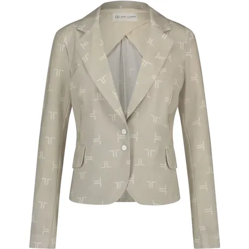 Bequemer Sandblazer mit moderner Passform - Jane Lushka - Modalova