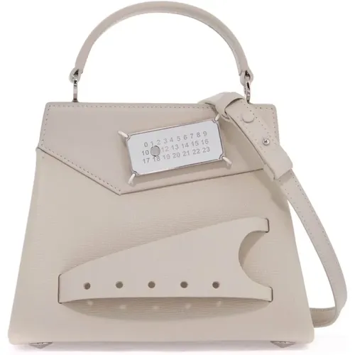 Burgunder Leder Snatched Handtasche - Maison Margiela - Modalova