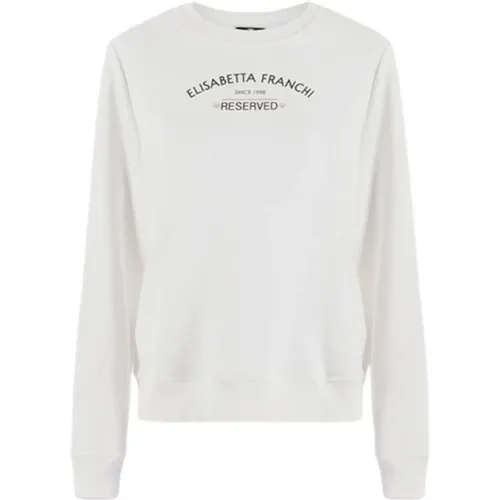 Sweatshirts , female, Sizes: XL, M, L, S - Elisabetta Franchi - Modalova