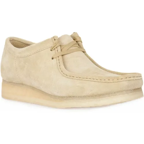 Müßiggänger Wallabee Ahorn. , unisex, Größe: 43 EU - Clarks - Modalova