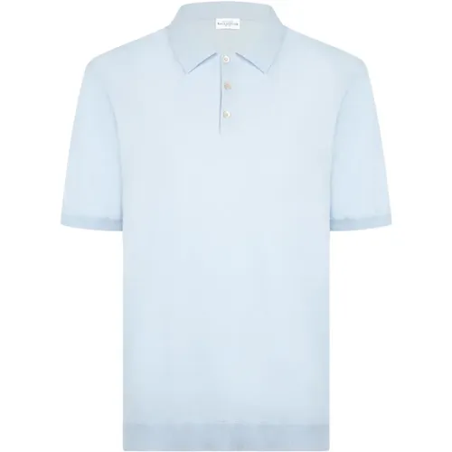 Ultralight Cotton Knit Polo Shirt , male, Sizes: 4XL, XL - Ballantyne - Modalova