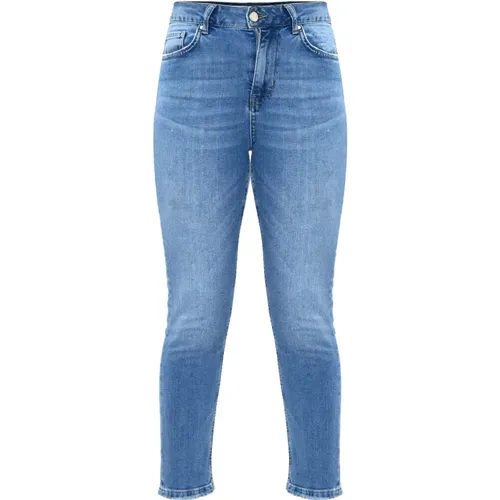 Klische Mid-Rise Skinny Jeans mit Taschen - Kocca - Modalova