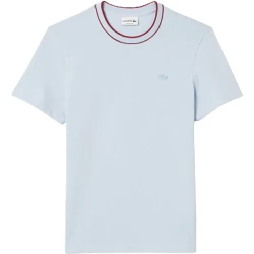 Piqué T-shirt in Light , male, Sizes: M, L, XL - Lacoste - Modalova