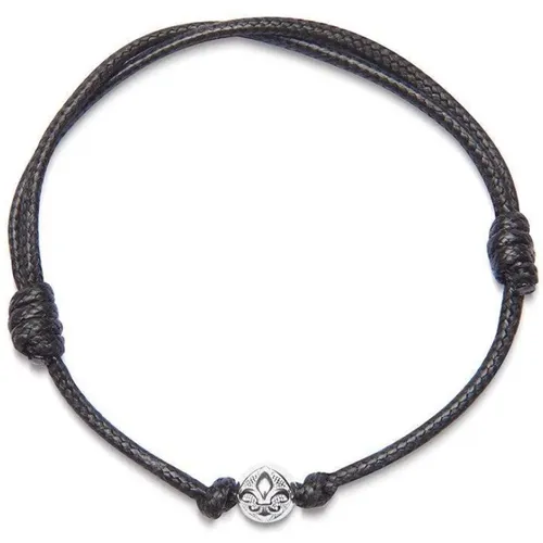String Bracelet with Silver , Herren, Größe: ONE Size - Nialaya - Modalova