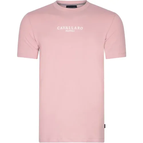 Kurzarm Mandrio Tee , Herren, Größe: XL - Cavallaro - Modalova