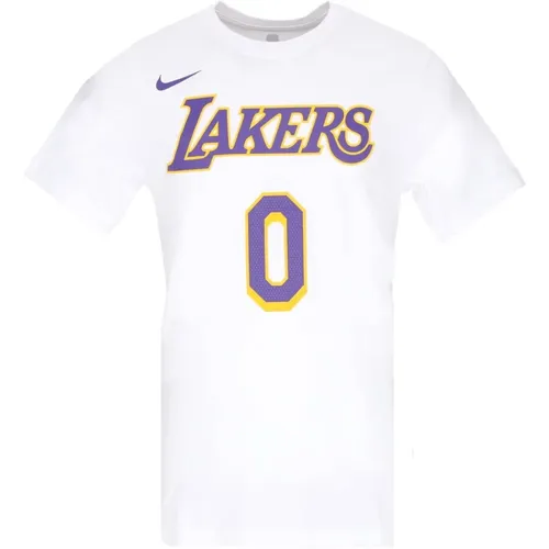 Russel Westbrook Lakers T-shirt , Herren, Größe: XL - Nike - Modalova