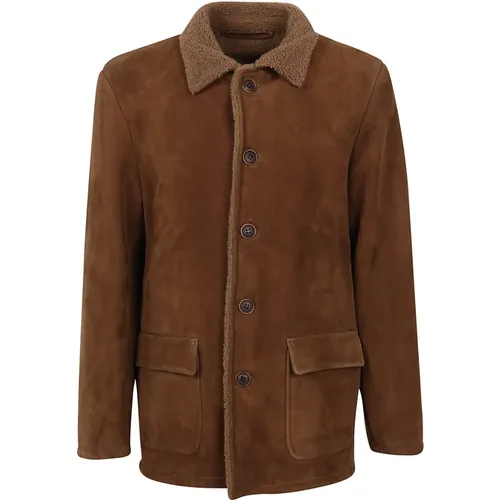 Leather Jacket , male, Sizes: M - Salvatore Santoro - Modalova