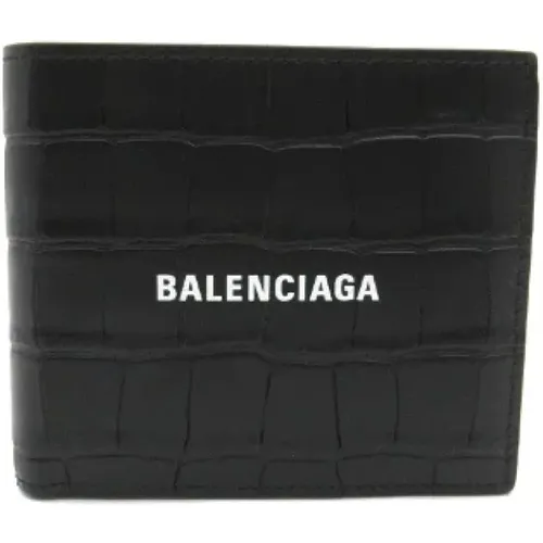 Pre-owned Leather wallets , female, Sizes: ONE SIZE - Balenciaga Vintage - Modalova