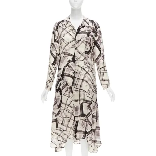 Pre-owned Silk dresses , female, Sizes: S - Yohji Yamamoto Pre-owned - Modalova