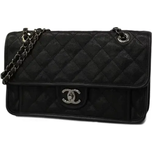 Pre-owned Leather chanel-bags , female, Sizes: ONE SIZE - Chanel Vintage - Modalova